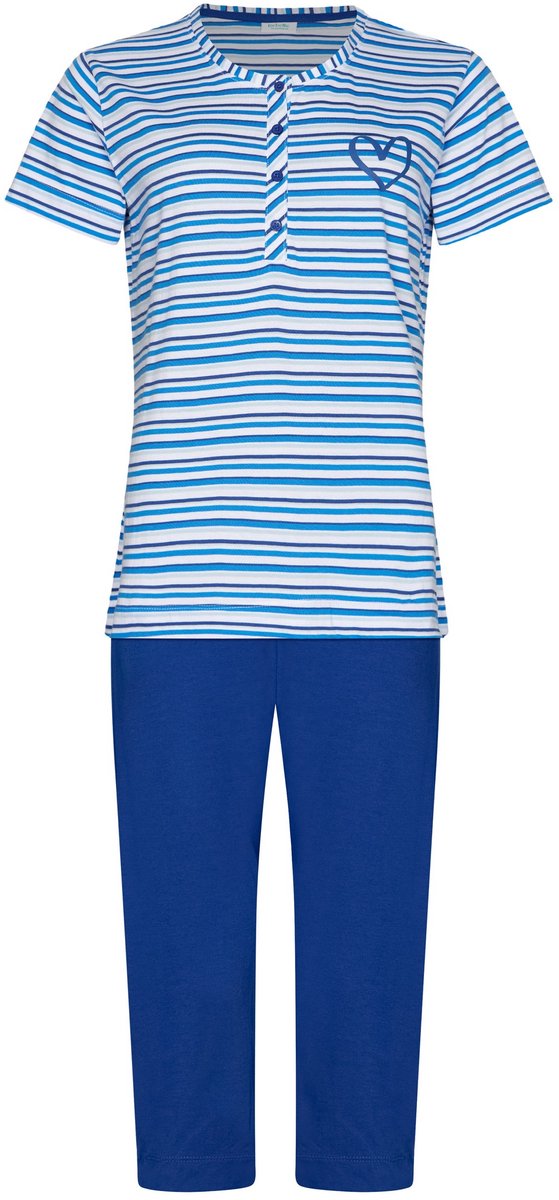 Rebelle MyRebelle - Pyjama - Blue Bay - Biologisch Katoen - Blauw - Gestreept