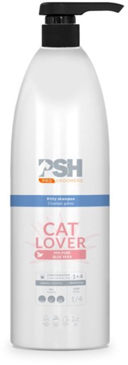 PSH - Cat Lover - Kattenshampoo - Zonder Parabenen En Siliconen - 1L