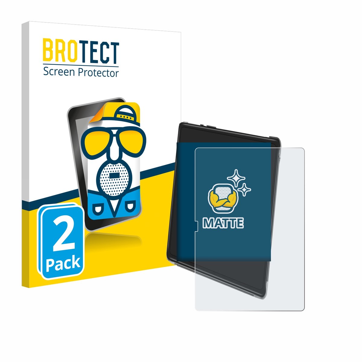 BROTECT - Screenprotector voor Yestel T15 - Folie Beschermfolie matte 2 Stuks