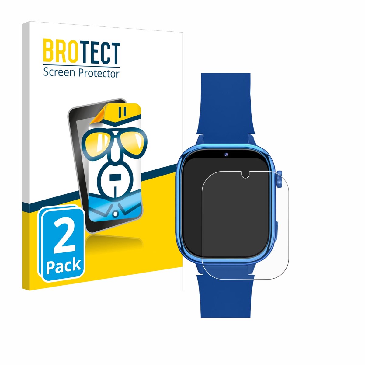 BROTECT - Screenprotector voor Swgota SW-T40 - Folie Beschermfolie transparant 2 Stuks