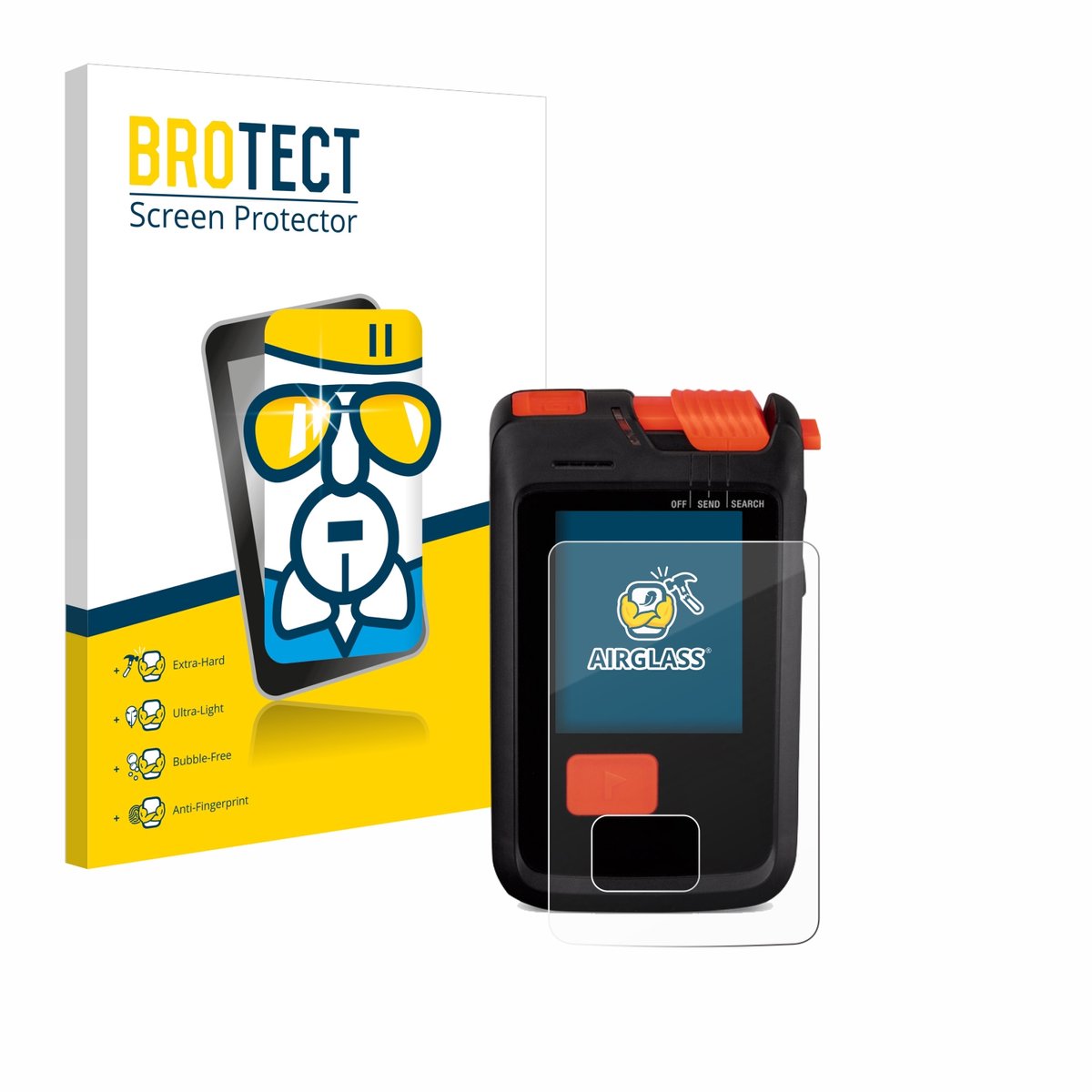 Screenprotector voor Mammut Barryvox S2 Beschermglas transparant