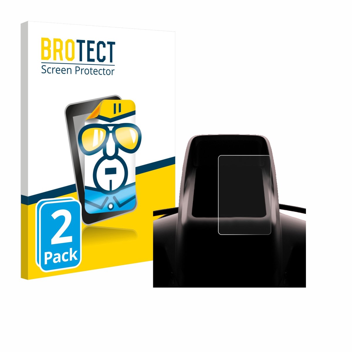 BROTECT - Screenprotector voor Segway GT3 D - Folie Beschermfolie transparant 2 Stuks