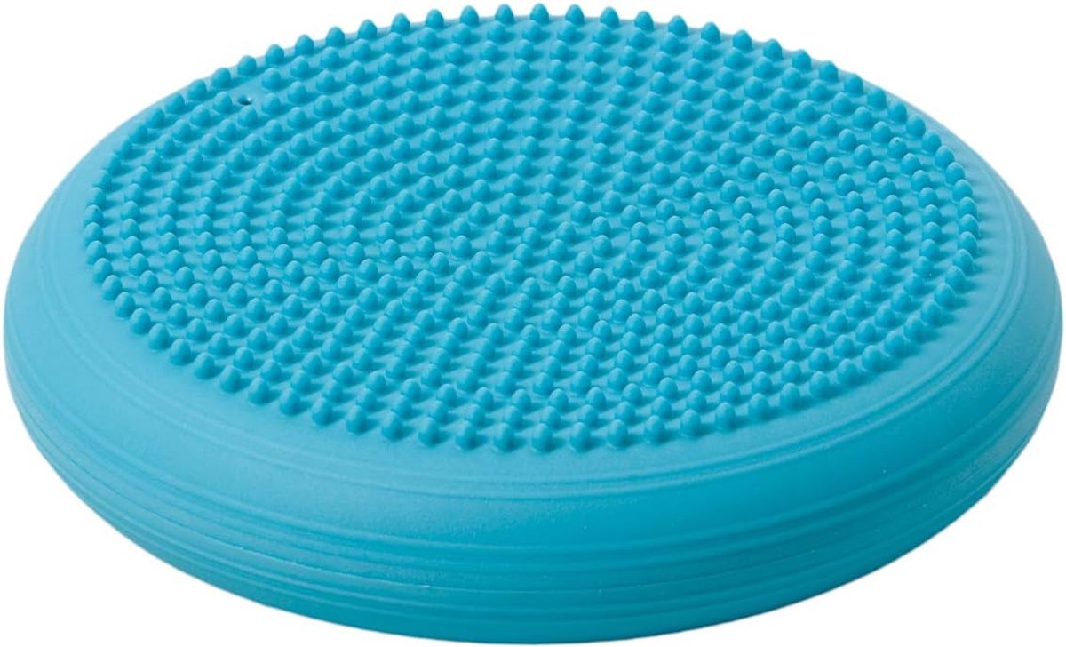 Wiebelkussen - Balanskussen - Balkussen - Komfortabel Zitten - Volwassenen en kinderen - Balansbord - Balance Board - Balanstrainer - Balansbal - Fitnessbal - Turquoise - 33 cm - van Imperatoris