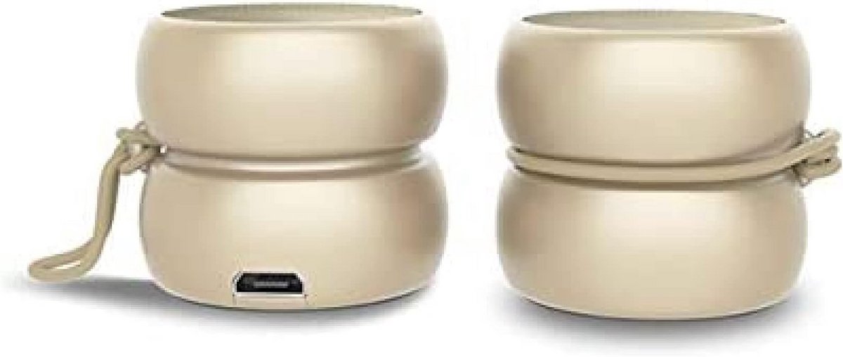 Draagbare Stereo Bluetooth Speakers (2-Pack) - 6W Krachtig Geluid - 4 Uur Speeltijd