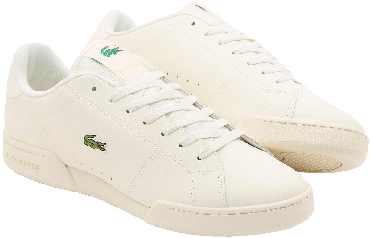 Lacoste Carnaby Cup 225 Sneakers Heren Creme