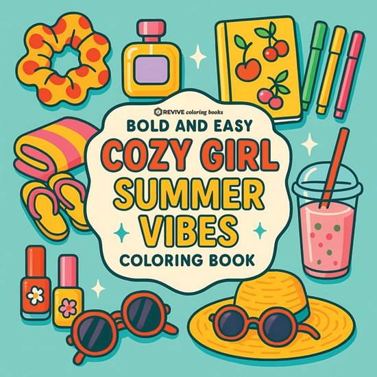 Bold & Easy Stress Relief Coloring Books- Bold & Easy Cozy G ... - cover