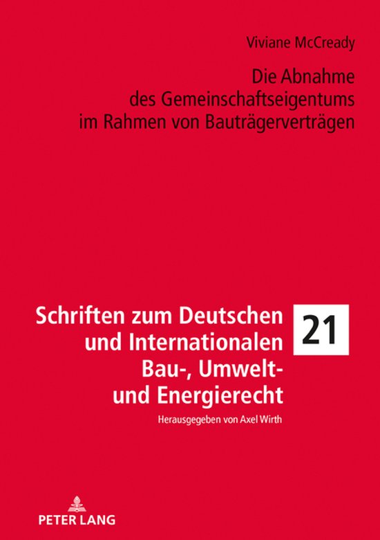 Schriften zum Deutschen und Internationalen Bau-, Umwelt- un ... - cover