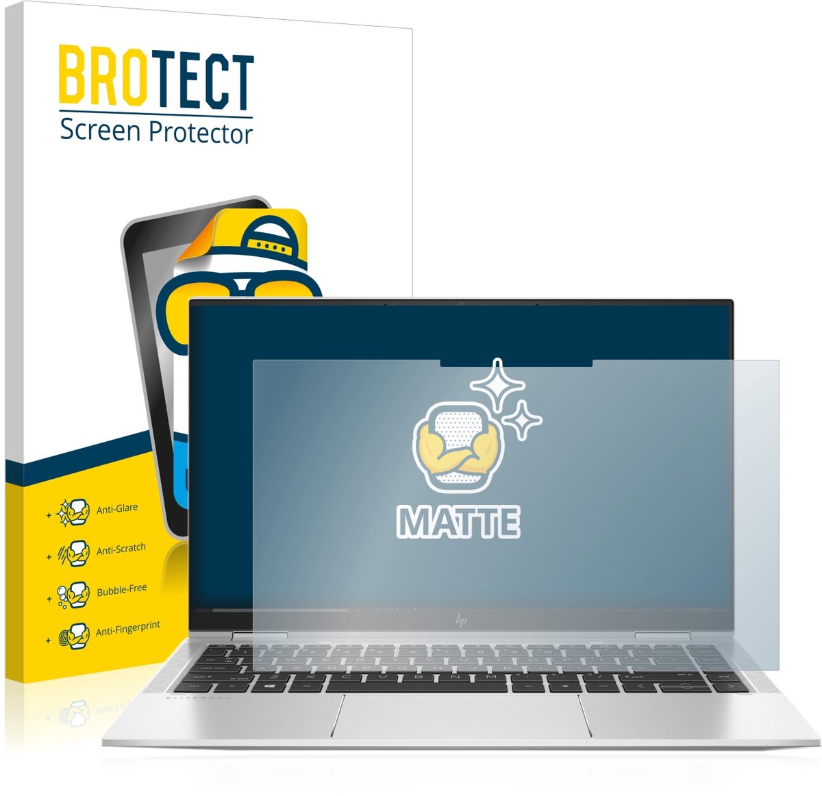 BROTECT - Screenprotector voor HP Elitebook x360 1040 G7 - Folie Beschermfolie matte