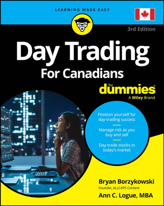 Day Trading For Canadians For Dummies - cover