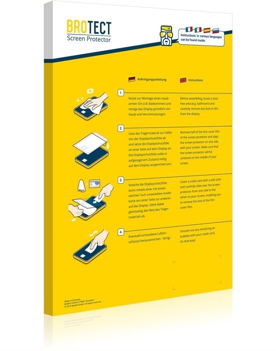 BROTECT - Protecteur d'écran pour Samsung Galaxy Z Flip 3 5G - Film de protection Verre de protection transparent