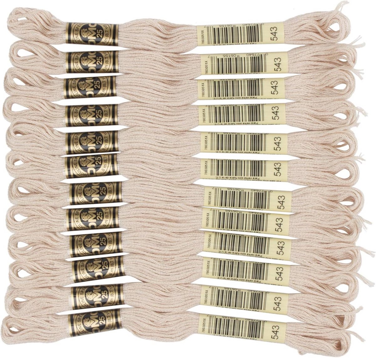 Borduurkatoen Floss Zesdraads Katoen Beige Bruin