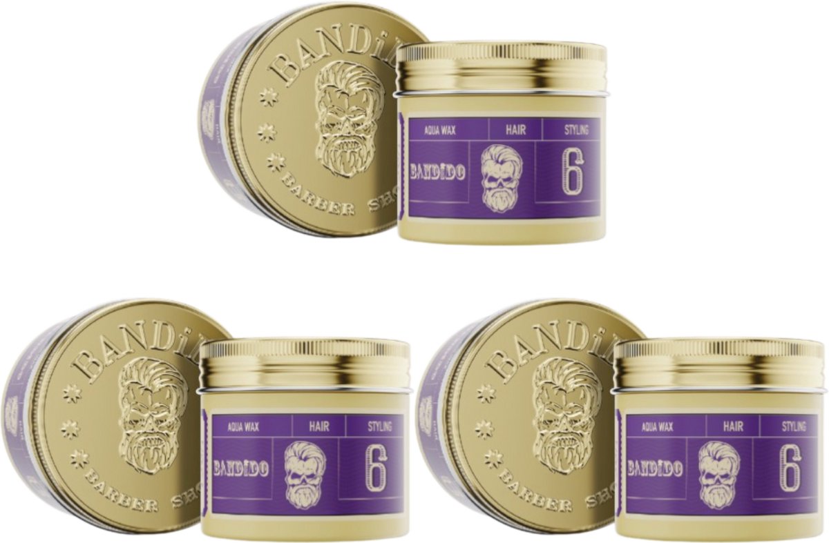 Bandido Aqua Wax 6 - Medium - 3 x 125ml