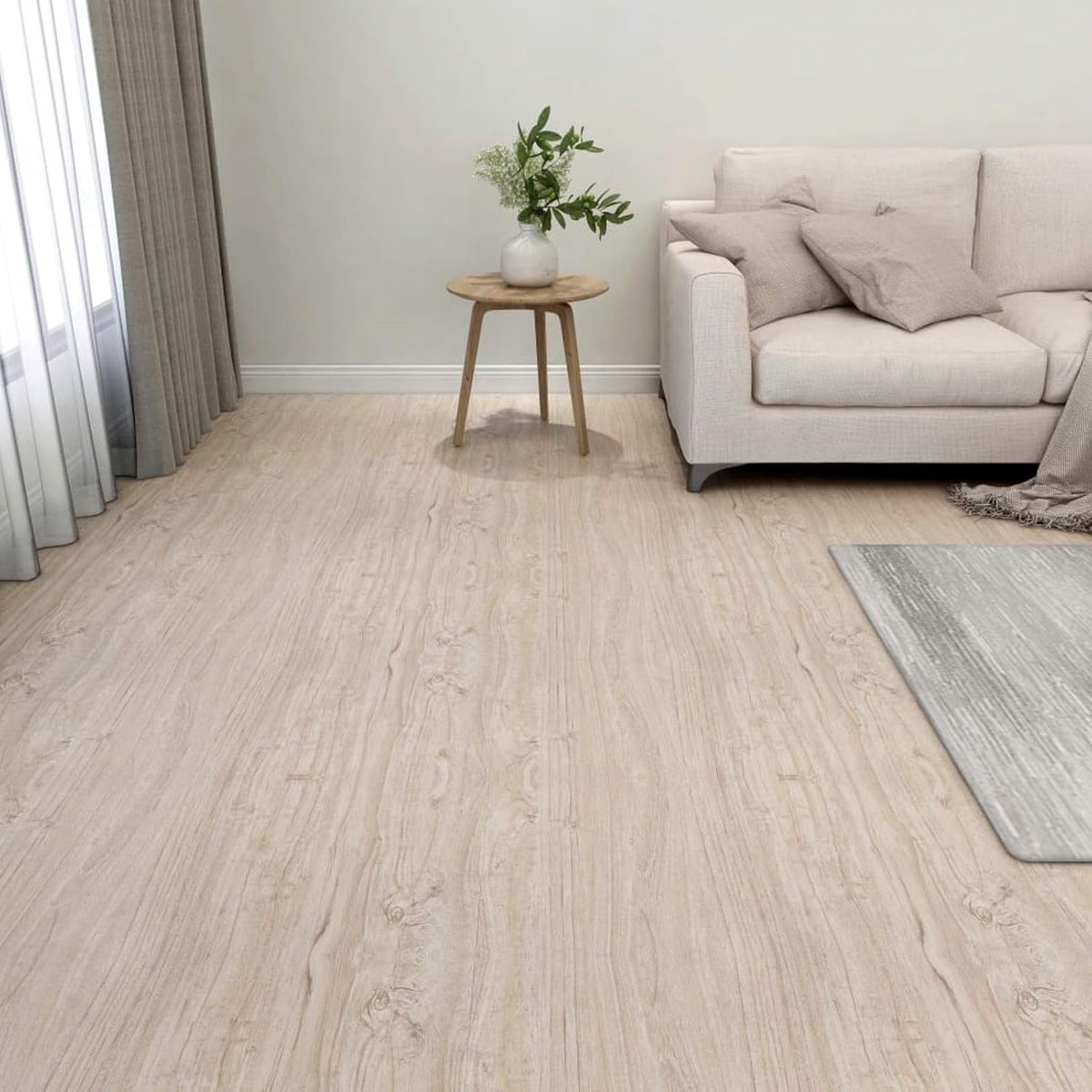 Zelfklevende PVC Vloerplanken 5,11 m² Lichtbruin Laminaat Tegels