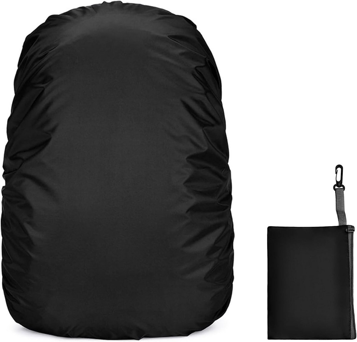 Waterdichte Backpack Regenhoes met Ritstas Opbergtas voor Wandelen en Fietsen