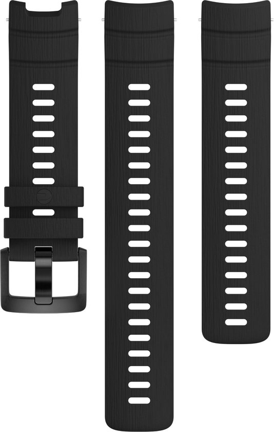 Polar Street X Siliconen Bandje Zwart 22mm S/L
