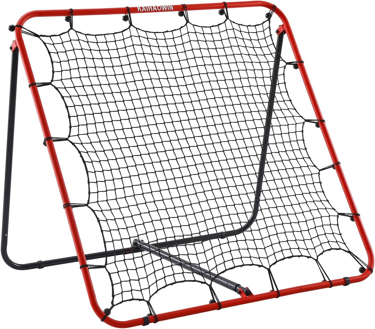 Voetbal Trainingsnet met Verstelbare Hoek - Stevig Stalen Rebounder Net voor Buiten