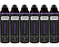 6x Amando Douche Foam Mystery 200 ml
