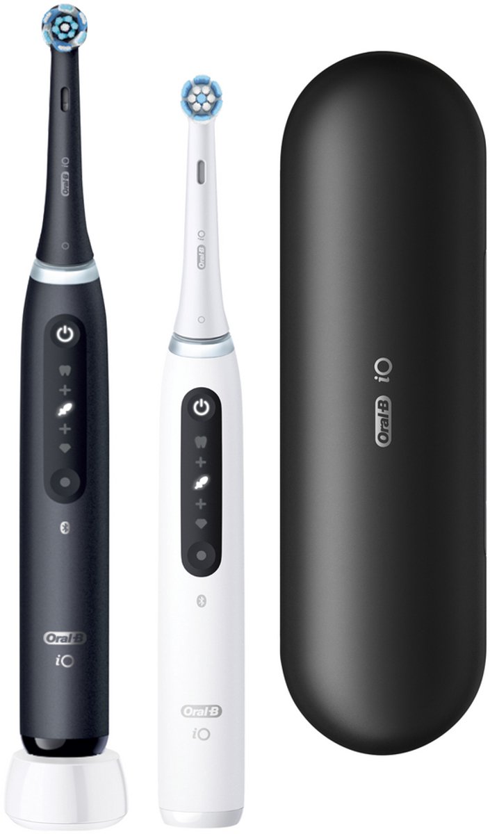 Oral-B iO 5 Elektrische Tandenborstel Zwart/Wit - afbeelding 2