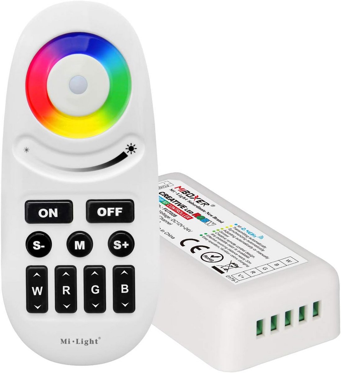 RGBW LED Strip Controller Met 2.4GHz Afstandsbediening voor Synchronisatie