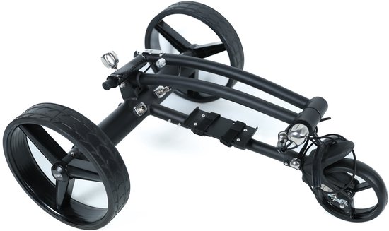Golfted - Elektrische golftrolley - GT-AR ALUMINIUM BLACK Elektrische golftrolley met AFSTANDBEDIENING en inclusief 12 accessoires (opvouwbaar) van Golfted — afbeelding 4