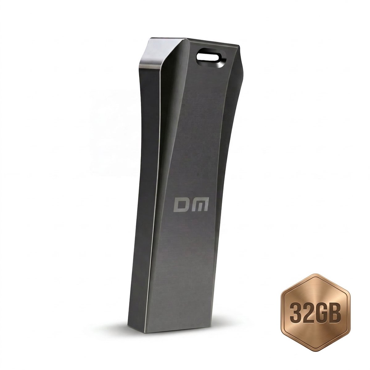 DM USB Stick 32GB - Flash Drive 32GB Metaal - USB 3.2 Pen Drive Sleutelhanger - 130MB/s