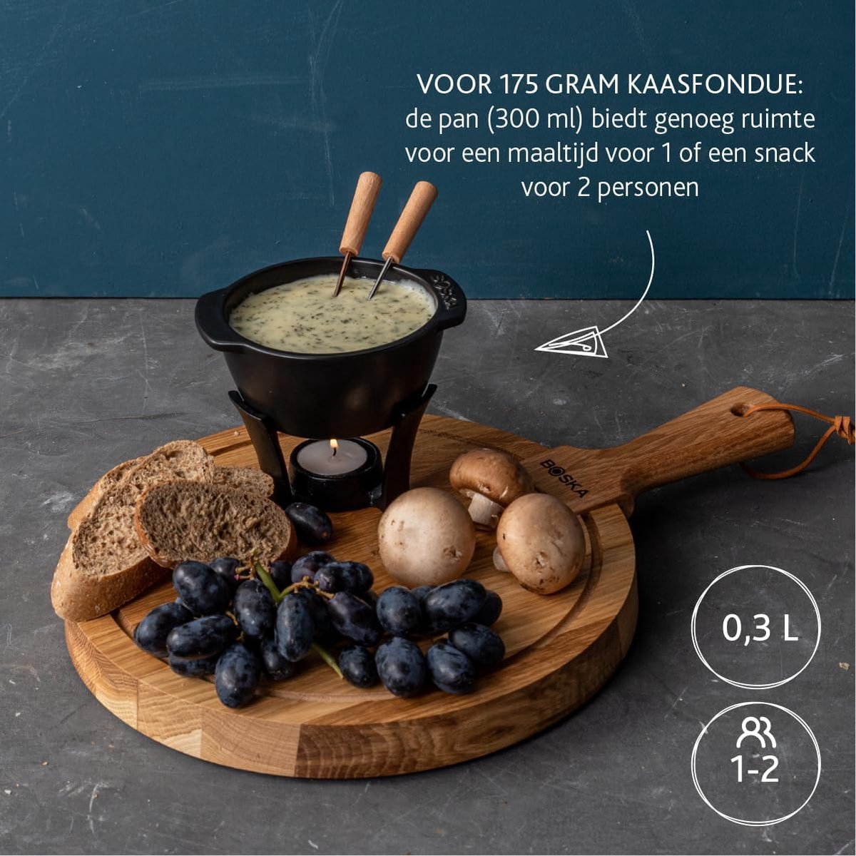 Kaasfondue Pan - Fondueset Elektrisch - Anti-aanbak - Kookaccessoire – foto 2