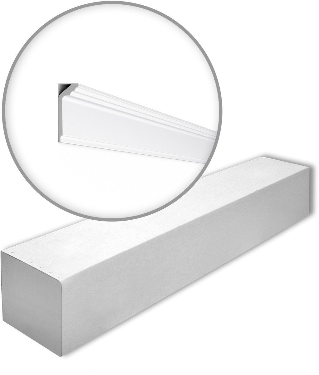 NMC GT-box NOMASTYL Noel Marquet 1 doos 46 stukken Kroonlijst modern design wit | 92 m