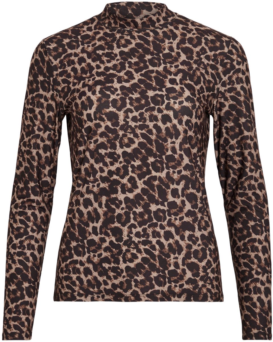 VILA - VILEOA L/S HIGH NECK TOP - NOOS Dames T-shirt
