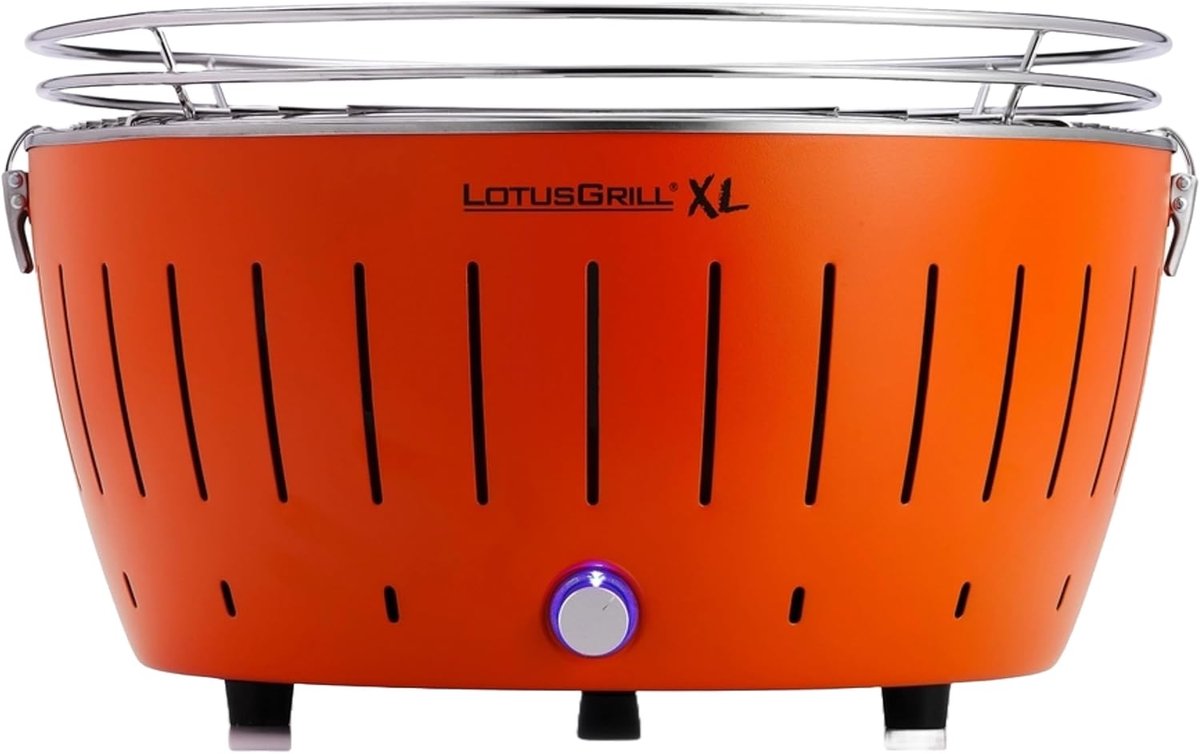Rookvrije Houtskoolgrill XL Tafelbarbecue met USB-Ventilator voor Balkon en Tuin