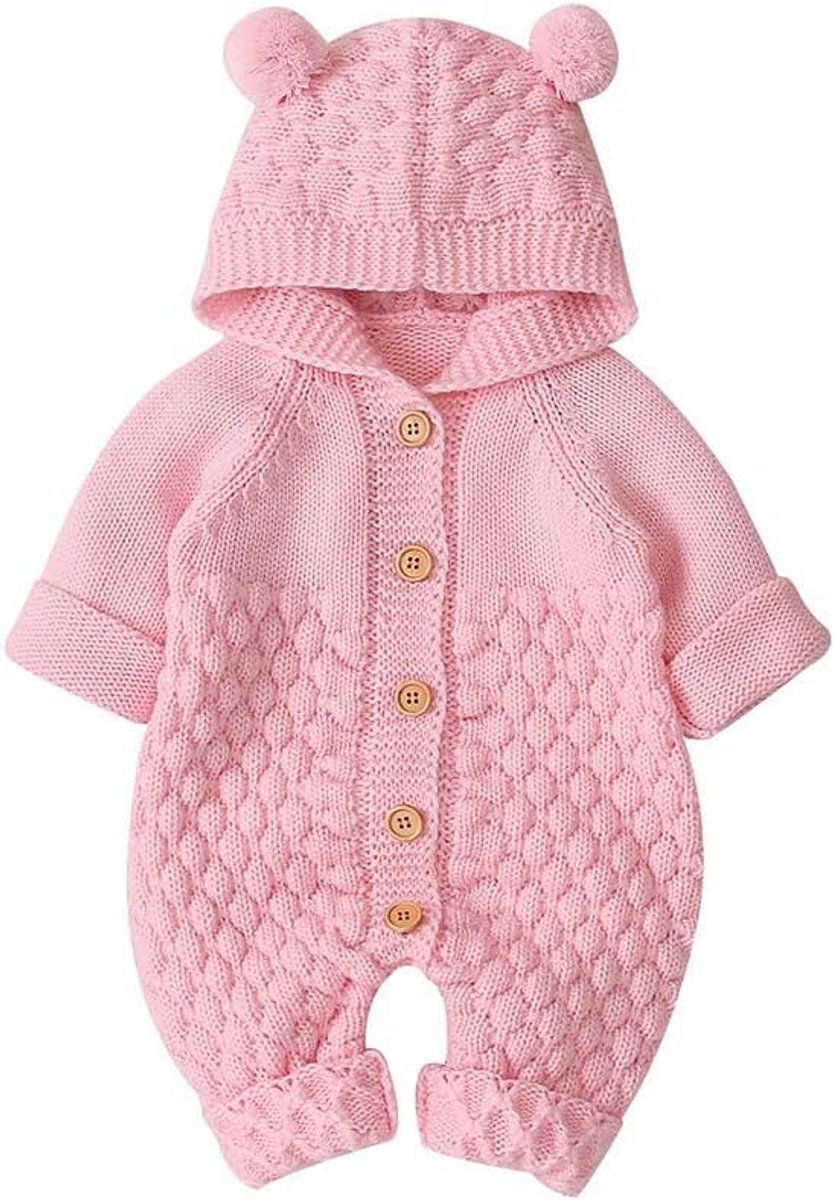 Warme winter tuinbroek baby jongen peuter met capuchon