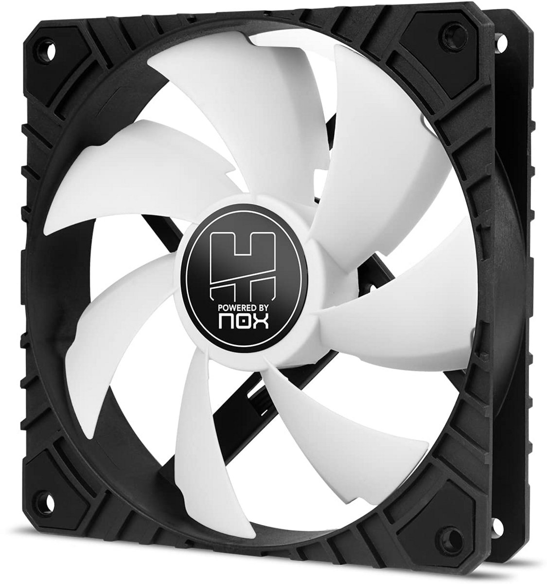 120mm PC Kast Ventilator met PWM Controle en Stille Werking, Witte Bladen