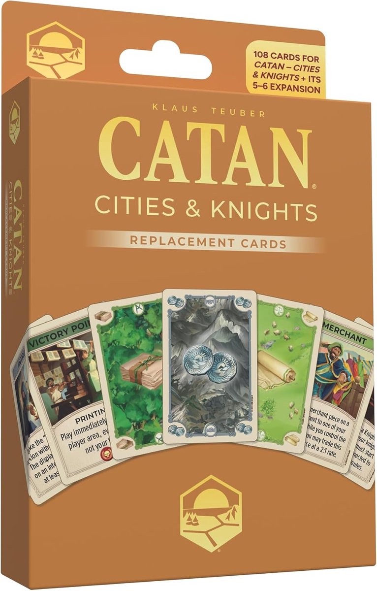 Vervangende Kaartenset voor Catan Steden & Ridders (6e Editie)