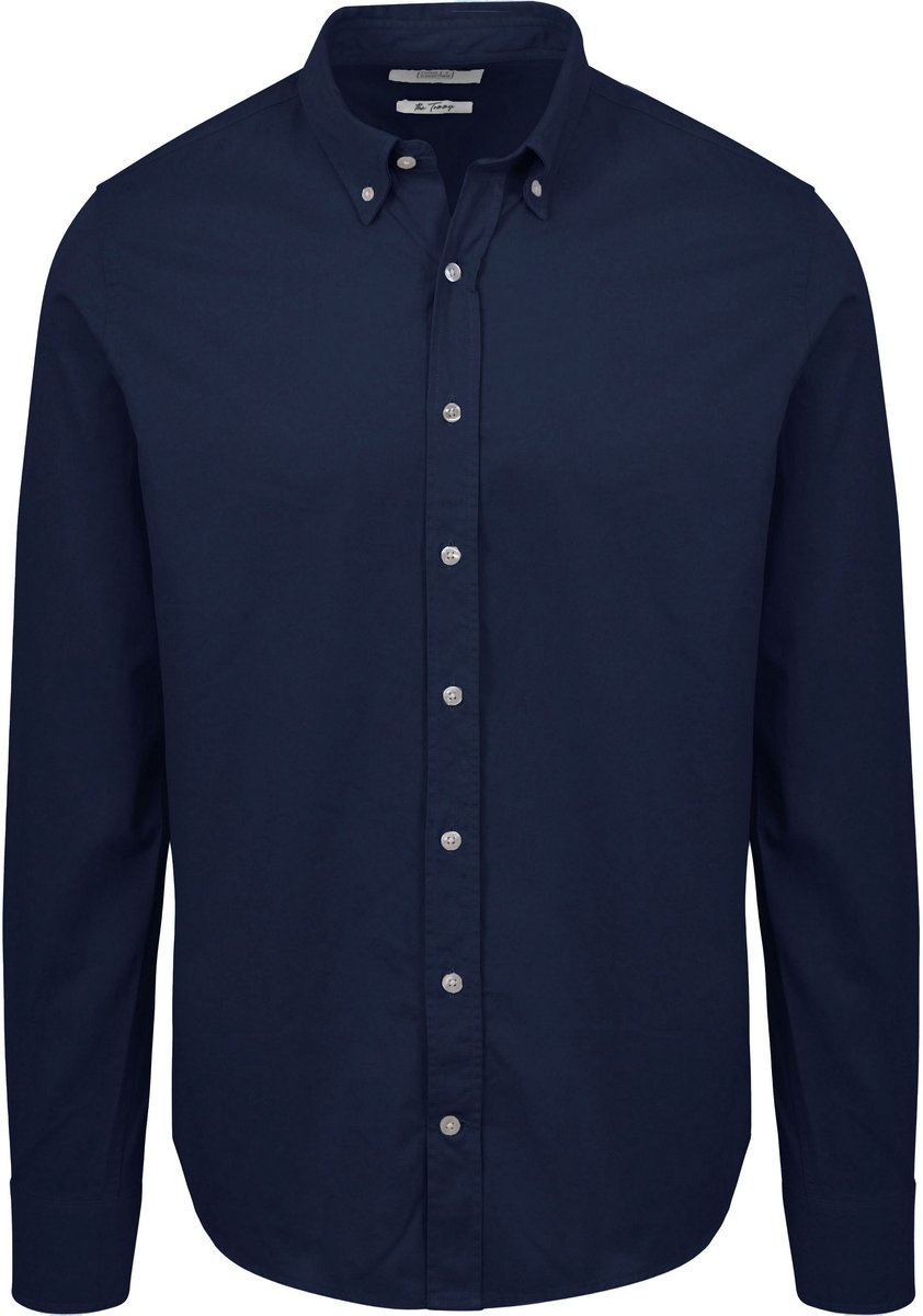 King Essentials The Tommy Overhemd Donkerblauw (navy) - Maat XL - Heren