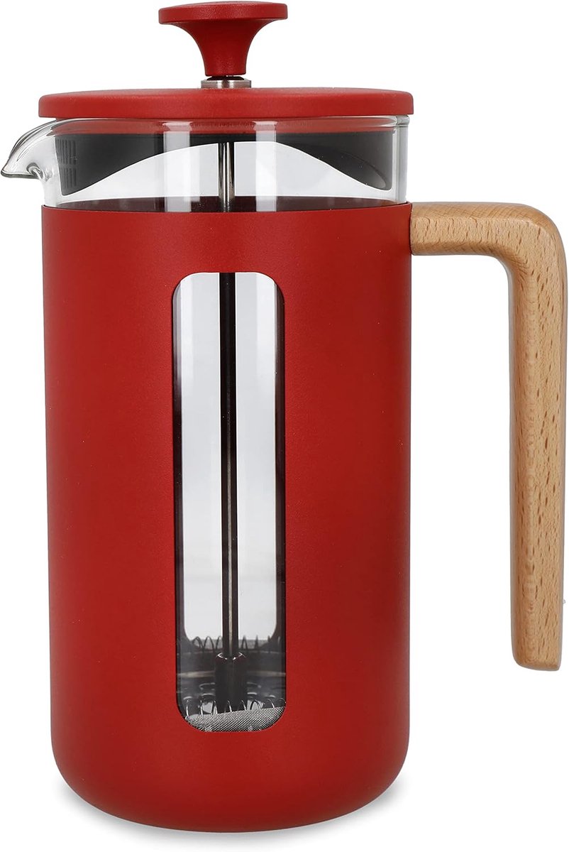 RVS Cafetière Groen 8 Cups - French Press Koffiezetapparaat in Geschenkverpakking