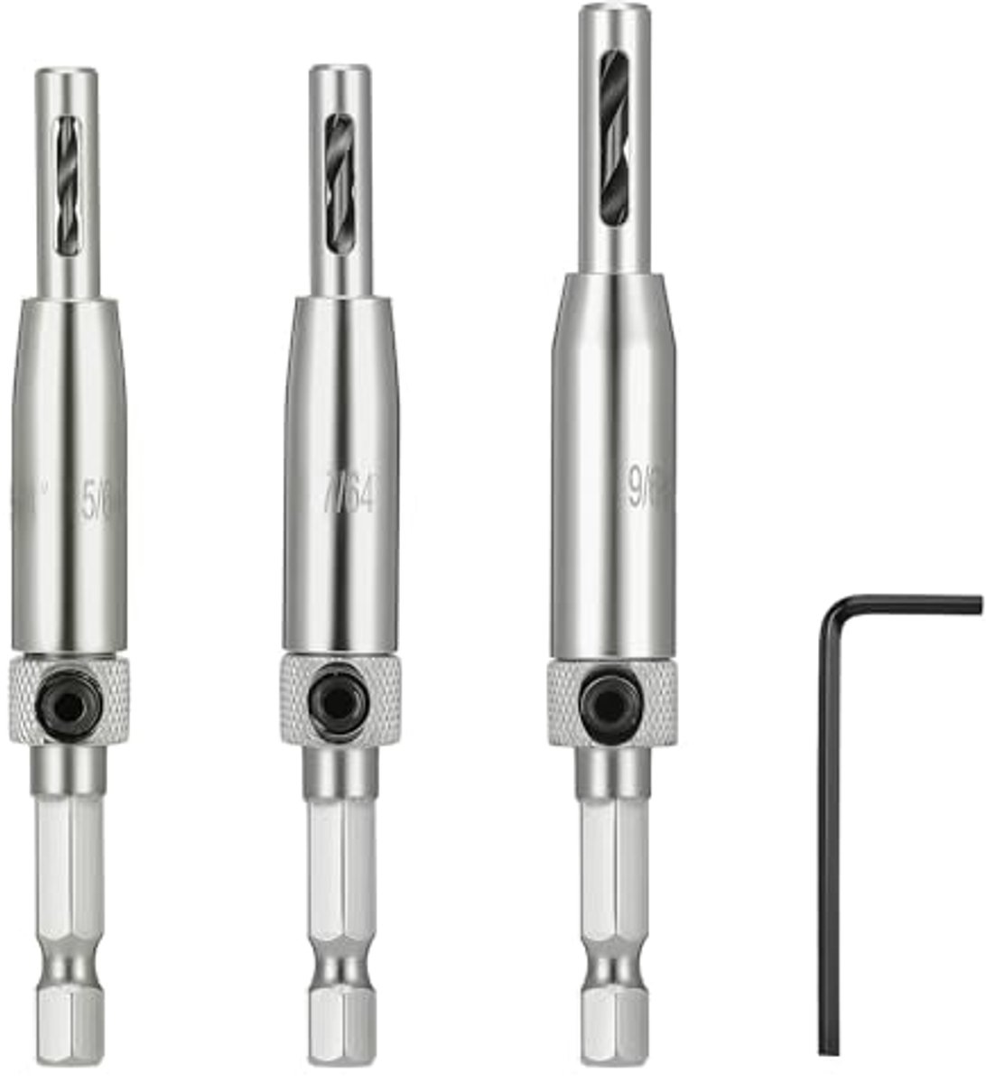 Upgrade Hinge Boorbits - Hoge Snelheid Staal - Voor Deur, Raam en Kasten