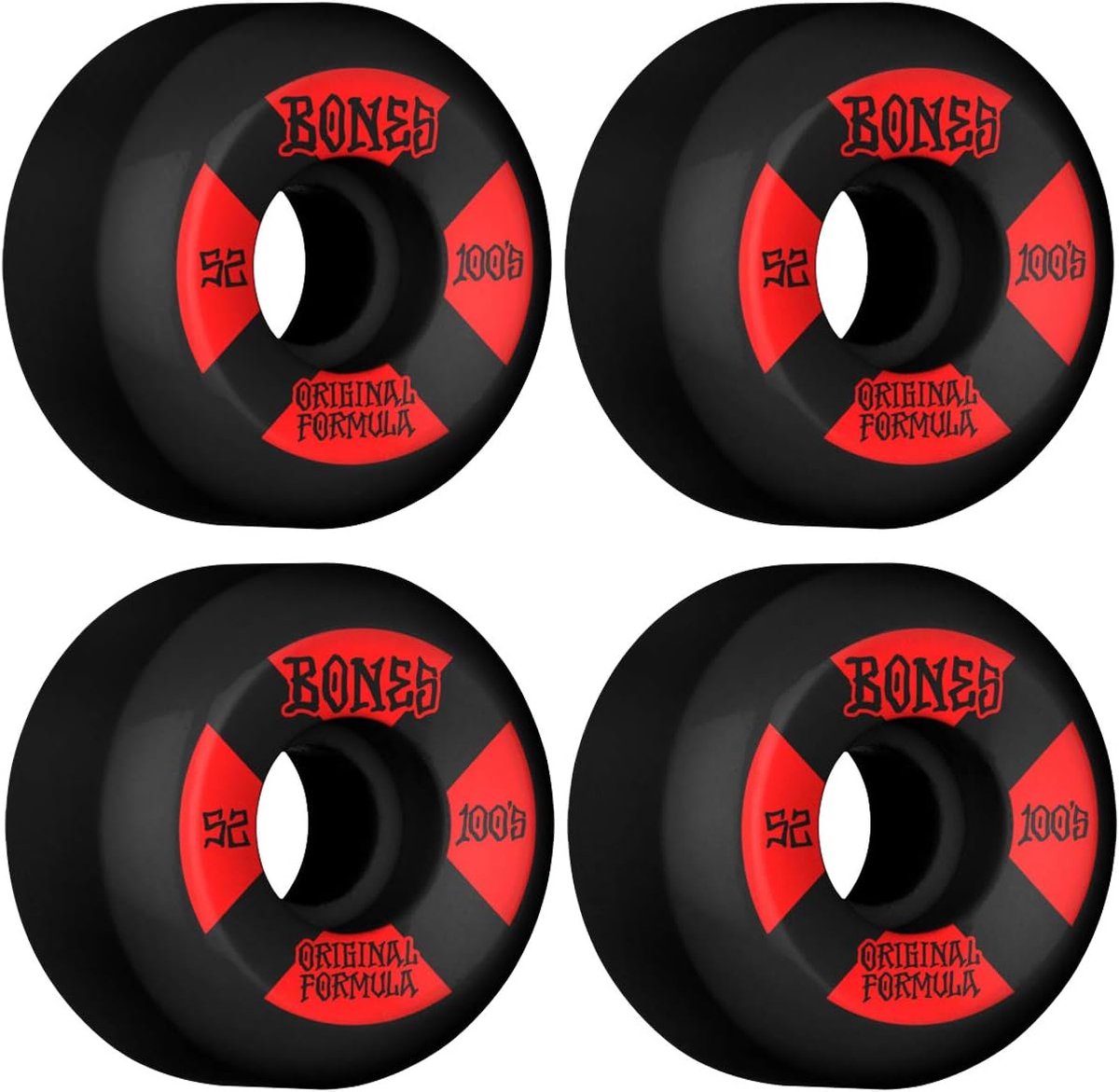 Skateboard Wielen Set van 4 52mm 100s Duurzaam Wiel Geschikt voor Skateboarden