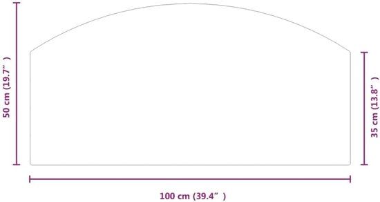 Hittebestendig Glasplaat Vloerbescherming voor Open Haard 100x50cm - Vonkenscherm — afbeelding 4