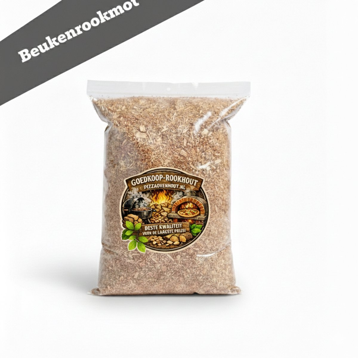 10 kg Beuken Rookmot BBQ – Premium Rookzaagsel voor Rookoven, Smoker en Kamado