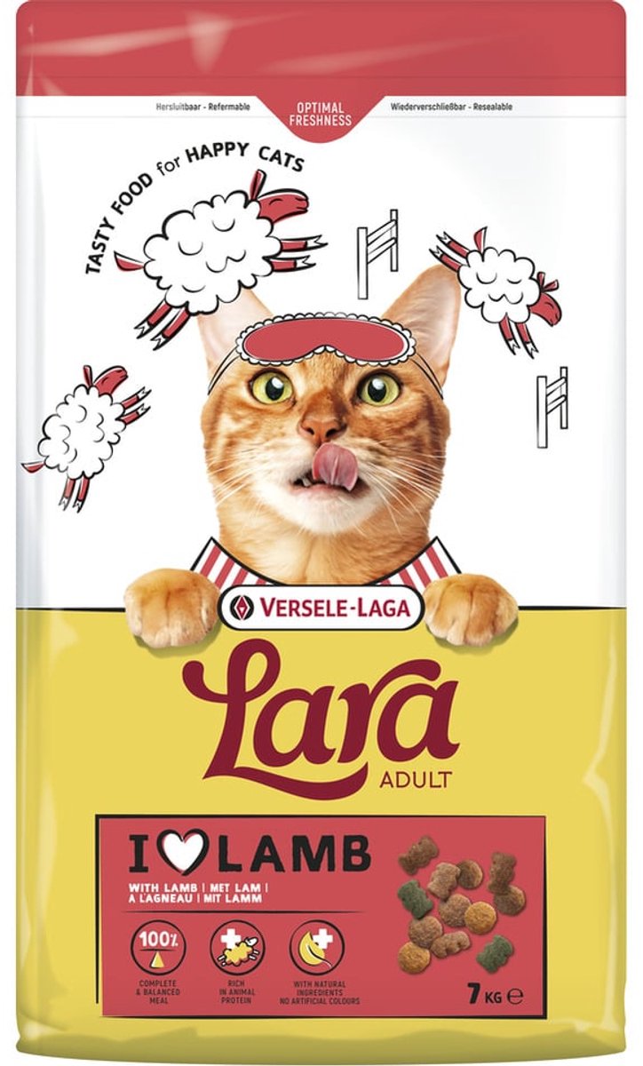 Lara Adult Lam - Kattenvoer - 1.9 kg
