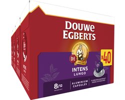 Douwe Egberts Lungo Intens Koffiecups - Intensiteit 8/12 - 5 x 40 capsules