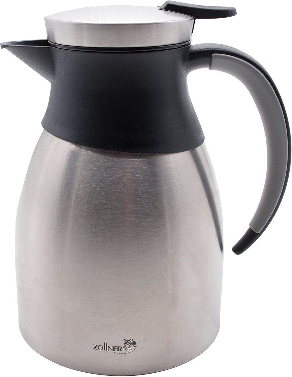 Thermosfles RVS 1 Liter - Dubbelwandig & Warmhouddienst tot 20 uur met Quick-Tip Sluiting