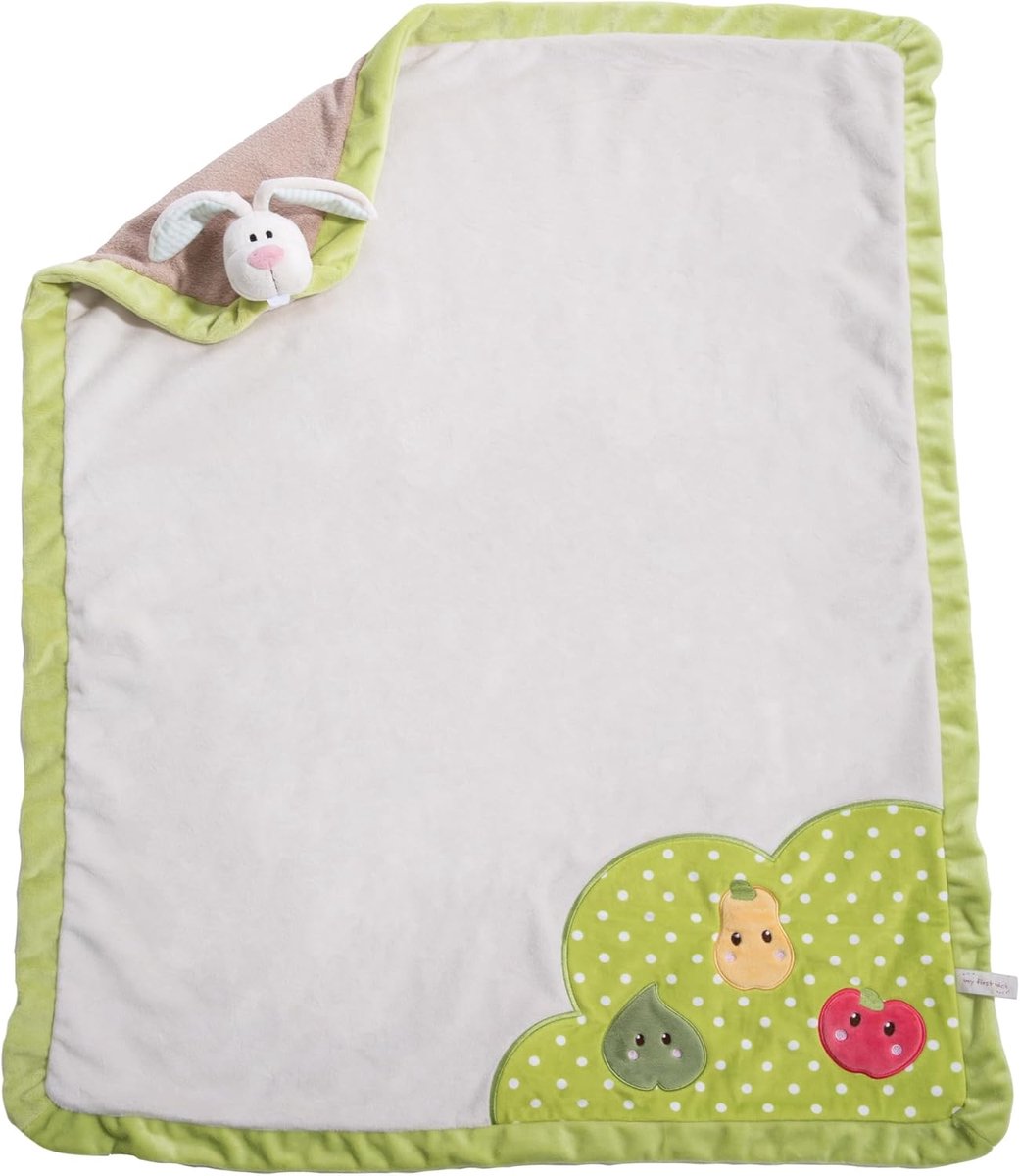 Heerlijk Zachte Knuffeldeken met Konijn 75x100 cm voor Baby en Kinderen - Pluche Warm Kleed