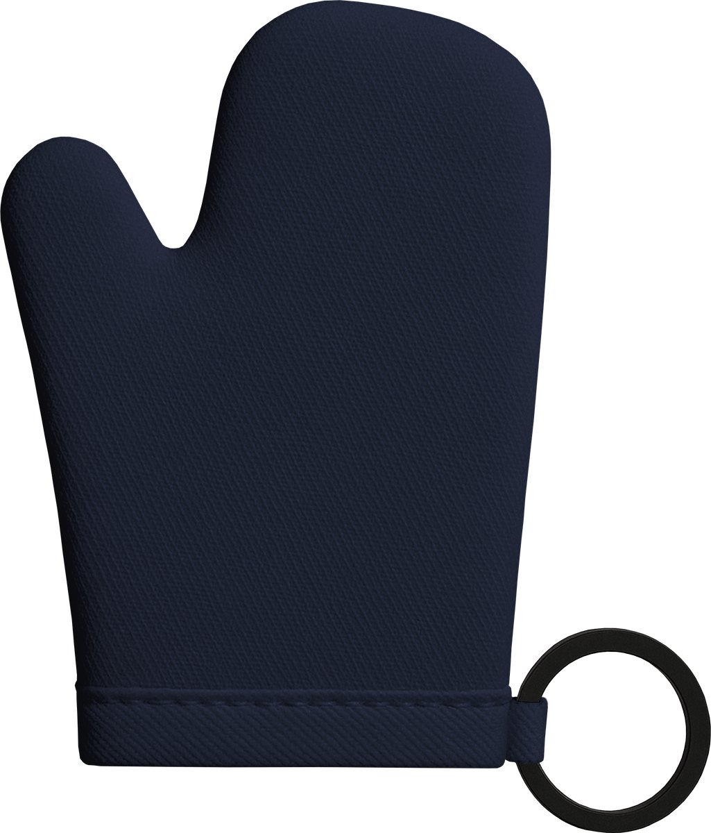 Sleutelhanger mini-ovenwant, set van 10 | Loopi | Navy