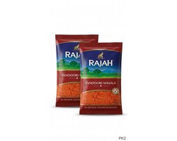 Rajah Tandoori Masala 400g + 100g - Klassieke kruidenmix voor gerechten, aromatisch, Indiaas, vegetarisch, pittig | Marineren van vlees en gevogelte met Kajal-sticker