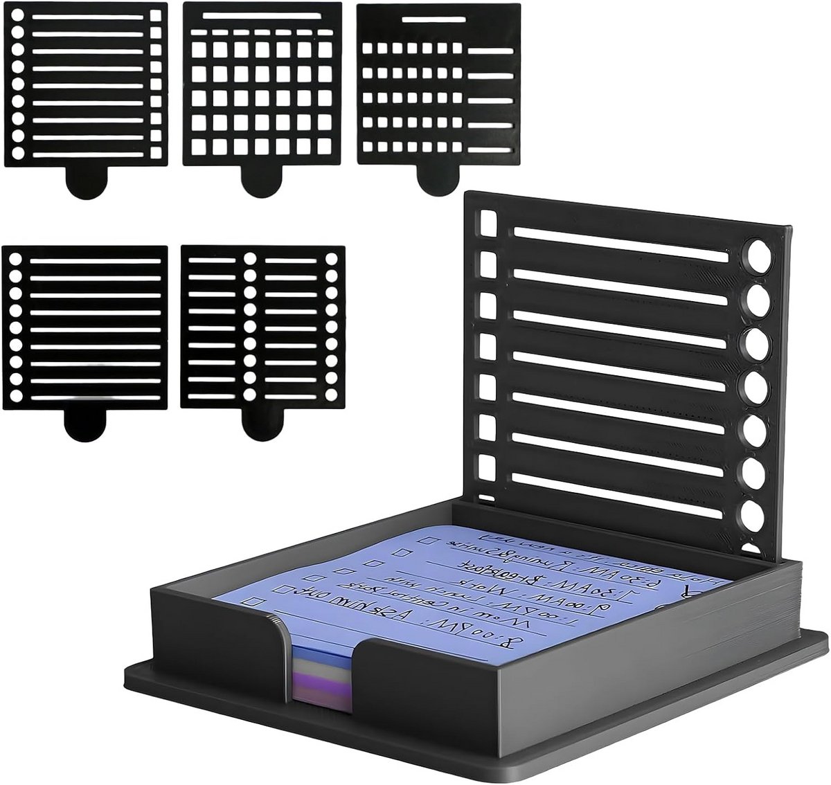 Organizer voor Sticky Notes met 5 Sjablonen - Bureau Accessoire voor To-Do Lijsten