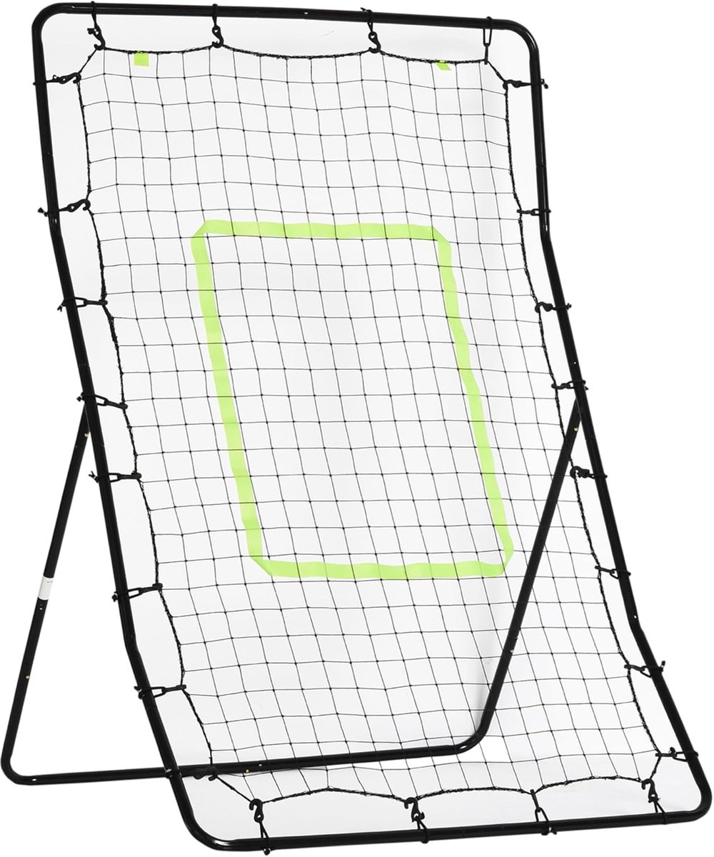 Voetbal Rebound Net voor Training - Inclusief Doel en Haringen
