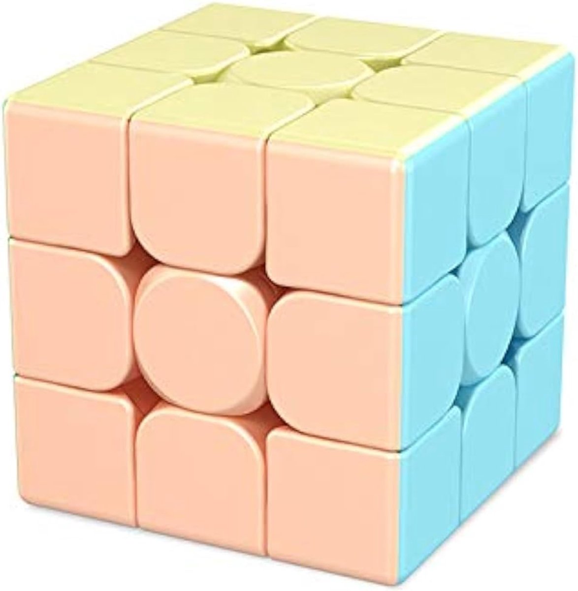 3x3x3 Rubik's Kubus Pastel Kleuren - Educatief Puzzelspeelgoed voor Jong en Oud