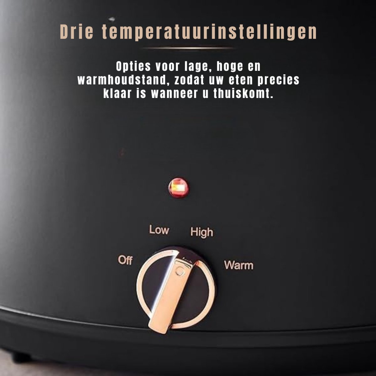 Groupe SEB DYNA® Slowcooker met Timer 6.5 Liter - Zwart - afbeelding 3