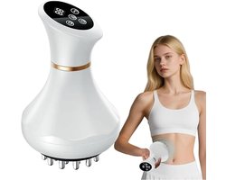 Lymfedrainage-massageapparaat, anti-vetmassageapparaat met microstroom, verwarmings- en vibratiestanden, geschikt voor het vormen van benen, armen, buik en het hele lichaam