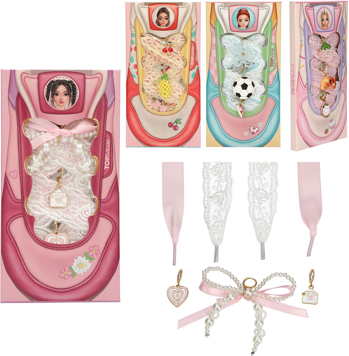 Depesche - TOPModel DIY Laces and Charms - 1 set